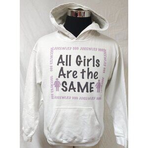 Juice Wrld 999 Womens Medium White "All Girls Are The Same" Graphic Hoodie